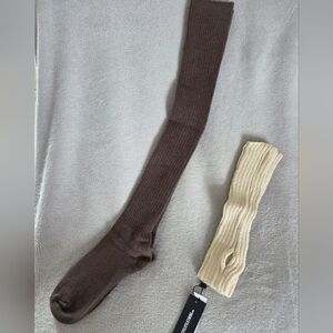 Pretty Little Thing Hand Warmer And SLouch Sock Bundle NWT